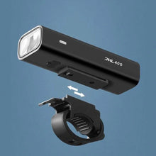 Заредете изображение във визуализатора на галерията – Rockbros 24310006001 front bicycle light 400 lm + micro USB cable - USB-A - black
