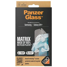 Заредете изображение във визуализатора на галерията – PanzerGlass Ultra-Wide Fit tempered glass with D3O® with applicator for Samsung Galaxy S24+

