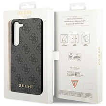 Заредете изображение във визуализатора на галерията – Original Case GUESS - hardcase 4G Charms Collection GUHCSA35GF4GGR for Samsung Galaxy A35 black

