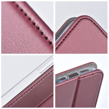 Заредете изображение във визуализатора на галерията – SMART MAGNETO Book case for MOTOROLA G06 burgundy
