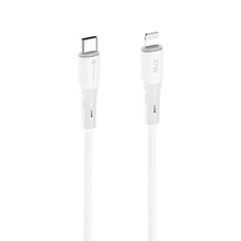 Заредете изображение във визуализатора на галерията – FORCELL F-ENERGY C346 cable Type C to Lightning PD 3A 27W Silicone 1 m white
