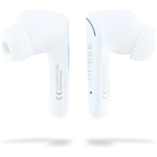 Заредете изображение във визуализатора на галерията – Wireless earphones TWS Guess Flat Classic Logo Electroplated white
