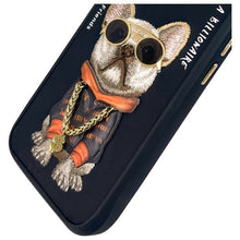 Заредете изображение във визуализатора на галерията – NIMMY case GLASSES COOL DOG for IPHONE 16 black
