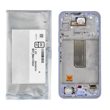 Заредете изображение във визуализатора на галерията – ServicePack LCD Display SAMSUNG A34 5G A346B Purple GH82-31200D
