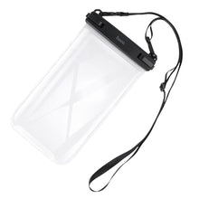 Заредете изображение във визуализатора на галерията – Waterproof case for mobile phone Hoco IP68 222 x 125 x 21 mm HX52 transparent
