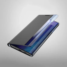 Заредете изображение във визуализатора на галерията – New Sleep View Case with flap and stand for Samsung Galaxy A55 - black
