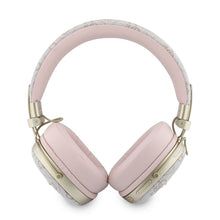 Заредете изображение във визуализатора на галерията – Wireless headphones Guess ENC Metal 4G Script Logo pink
