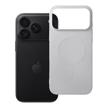 Заредете изображение във визуализатора на галерията – Case for iPhone 18 Pro Max / 17 Pro Max Silicone Mag Cover compatible with MagSafe (big hole) silver
