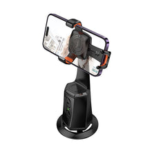 Заредете изображение във визуализатора на галерията – HOCO mobile phone holder 360 degree with auto face tracking K26 black
