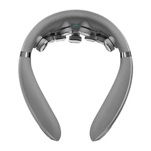 Заредете изображение във визуализатора на галерията – SKG G7 Pro-E neck massager with red light therapy and compress - gray
