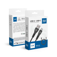 BLUE STAR cable USB A to Type C 2A 12W DC99C 1 m black