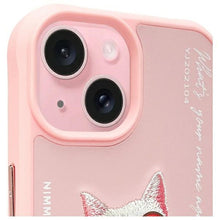 Заредете изображение във визуализатора на галерията – NIMMY case GLASSES COOL CAT for IPHONE 15 pink
