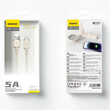 Заредете изображение във визуализатора на галерията – Dudao L7SC USB-A - USB-C cable 5A 1m - beige
