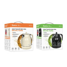 Заредете изображение във визуализатора на галерията – HOCO retro electric kettle 1,7L HE10 black

