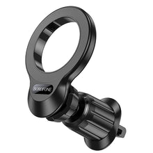Заредете изображение във визуализатора на галерията – Borofone Car holder BH104 Path Ring magnetic to air vent black
