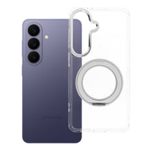 Заредете изображение във визуализатора на галерията – Case for Samsung S26 Frame Circle Stand compatible with MagSafe transparent

