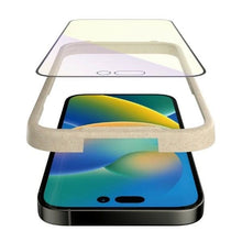 Заредете изображение във визуализатора на галерията – PanzerGlass Ultra-Wide Fit Antibacterial Tempered Glass with Blue Light Filter and Positioner for iPhone 14 Pro
