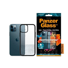 Заредете изображение във визуализатора на галерията – PanzerGlass ClearCase antibacterial case for iPhone 12 Pro Max - transparent and black
