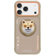 Заредете изображение във визуализатора на галерията – NIMMY case GLASSES COOL DOG compatible with MagSafe for IPHONE 17 beige
