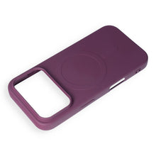 Заредете изображение във визуализатора на галерията – Case for iPhone 18 Pro / 17 Pro Silicone Mag Cover compatible with MagSafe (big hole) dark cherry
