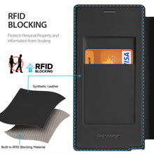 Заредете изображение във визуализатора на галерията – Dux Ducis Skin X Pro case with flap and magnetic ring for Samsung S24 Ultra - black
