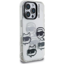 Заредете изображение във визуализатора на галерията – KARL LAGERFELD case for IPHONE 16 PRO MAX KLHCP16XHMCHKCT (IML Multi K&amp;C Head Pattern)
