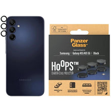 Заредете изображение във визуализатора на галерията – PanzerGlass Hoops Camera Protection for Samsung Galaxy A15 / A15 5G - with Black Frame
