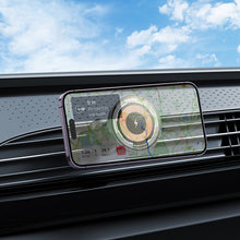 Заредете изображение във визуализатора на галерията – Borofone Car holder BH211 Riley magnetic with induction charging to air vent black
