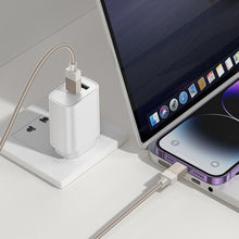 Заредете изображение във визуализатора на галерията – HOCO cable Type C to Lightning PD 27W X110 1 m gold
