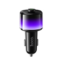 Заредете изображение във визуализатора на галерията – Car ransmiter bluetooth Hoco 2 x USB A + USB C QC3.0 PD 42W E166 black
