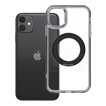 Заредете изображение във визуализатора на галерията – Гръб Frame Circle Stand за iPhone 11 с MagSafe и стойка - черен
