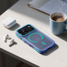 Заредете изображение във визуализатора на галерията – Гръб Forcell F-Protect Vivid Premium за iPhone 13 / 14 с MagSafe - син – снимка 4
