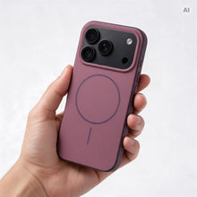 Заредете изображение във визуализатора на галерията – Case for iPhone 18 Pro / 17 Pro Forcell F-Protect Chromatic Premium compatible with MagSafe dark cherry

