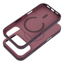 Заредете изображение във визуализатора на галерията – Case for iPhone 18 Pro Max / 17 Pro Max Forcell F-Protect Chromatic Premium compatible with MagSafe dark cherry
