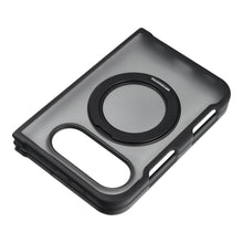 Заредете изображение във визуализатора на галерията – Гръб Forcell F-Protect 4sD-i Smoke Hybrid Kickstand Premium за iPhone Duo с MagSafe - черен – снимка 4
