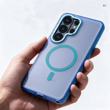 Заредете изображение във визуализатора на галерията – Гръб Forcell F-Protect Vivid Premium за Samsung A57 с MagSafe - син – снимка 3
