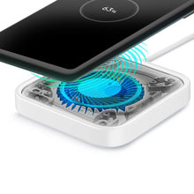Заредете изображение във визуализатора на галерията – Samsung Wireless Charger Pad EP-P2400TWEGEU 15W inductive charger - white + mains charger
