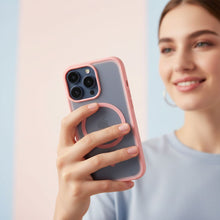 Заредете изображение във визуализатора на галерията – Case for iPhone 16 PRO Flexline Mag Cover compatible with MagSafe pink
