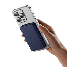 Заредете изображение във визуализатора на галерията – Powerbank compatible with MagSafe Forcell F-Energy Slim F5K9 QC4.0 PD3.0 15W 5000 mAh navy blue
