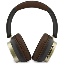 Заредете изображение във визуализатора на галерията – Wireless headphones Guess ENC Rectangle Metal Script brown
