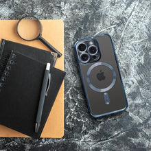 Заредете изображение във визуализатора на галерията – ELECTRO MAG COVER case compatible with MagSafe for SAMSUNG A56 titanium blue

