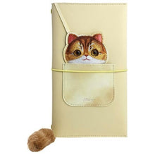 Заредете изображение във визуализатора на галерията – NIMMY set 2in1 notebook + pen BIG EYED PET 2.0 Cat khaki
