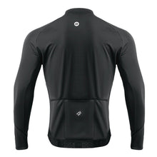 Заредете изображение във визуализатора на галерията – Rockbros 15400002004 long sleeve cycling jersey autumn/winter XL - black
