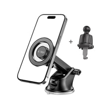Заредете изображение във визуализатора на галерията – Tech-Protect N51 Car Phone Holder with MagSafe for Cockpit/Air Vent - Black
