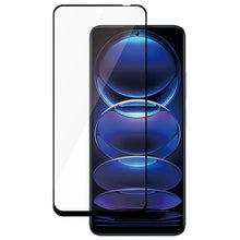 Заредете изображение във визуализатора на галерията – SAFE by PanzerGlass Ultra-Wide Fit Tempered Glass on Xiaomi Redmi Note 12 5G / 12 4G / Poco X5 - with Black Frame
