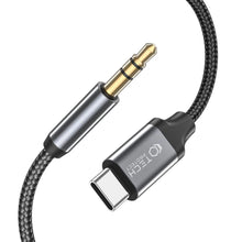 Заредете изображение във визуализатора на галерията – Tech-Protect UltraBoost audio USB-C / 3.5mm mini jack cable 1 m - black
