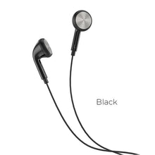 Заредете изображение във визуализатора на галерията – HOCO wire earphones Jack 3,5 mm with microphone M73 black
