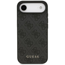 Заредете изображение във визуализатора на галерията – GUESS case for IPHONE 17 Air GUHCP17MG4GFGR (PU 4G Classic) black

