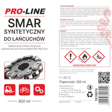 Заредете изображение във визуализатора на галерията – Synthetic chain lubricant PRO-LINE spray 500ml
