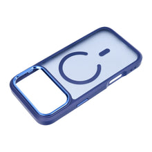 Заредете изображение във визуализатора на галерията – Case for iPhone 18 Pro Max / 17 Pro Max Forcell F-Protect Smoke Hybrid Premium compatible with MagSafe navy blue
